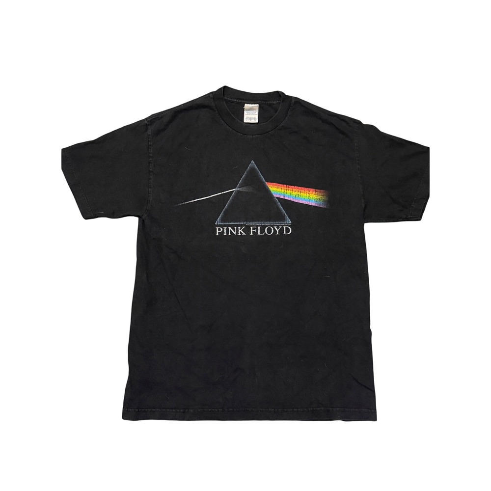 Pink Floyd Dark Side of the Moon T-Shirt Mens Large Black 2004 AAA Graphic Tee